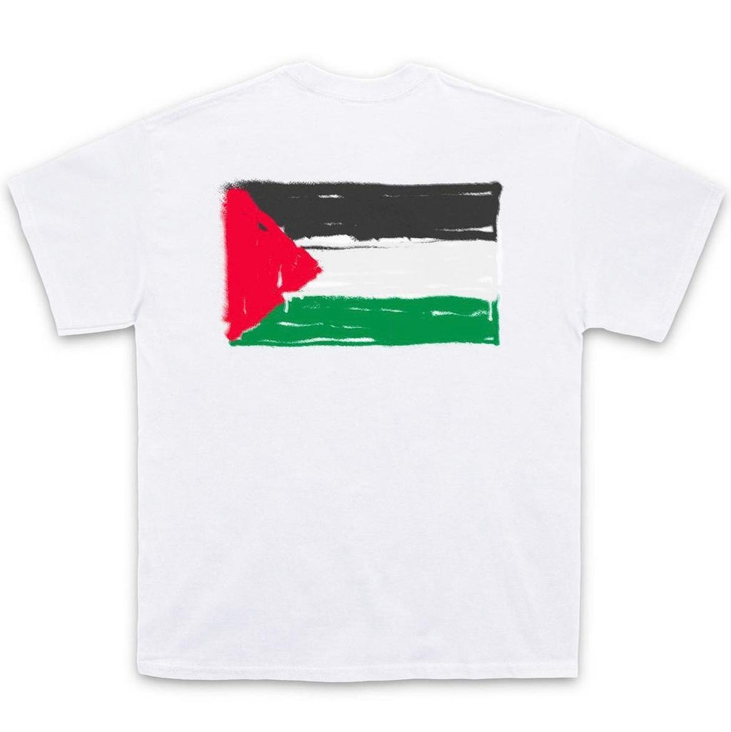 Nobody is free until Palestine is free shirt White